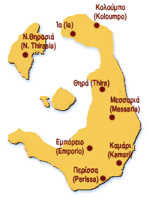 Χάρτης της Σαντορίνης, Map
